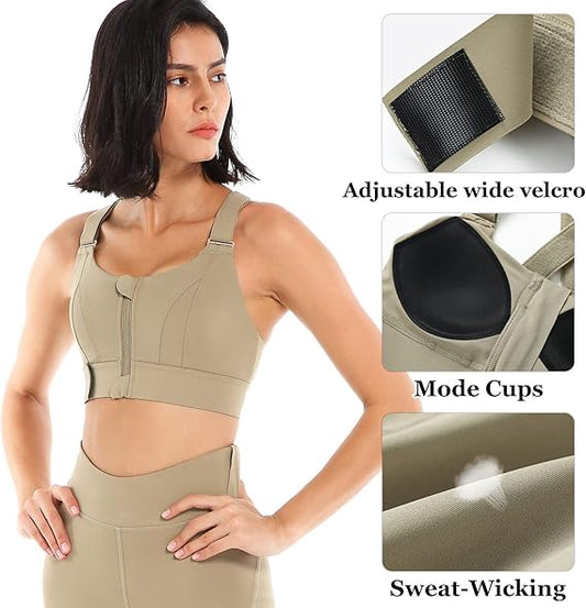 🏋️♀️ Original Sports Bra | Adjustable Straps for Workouts & Gym