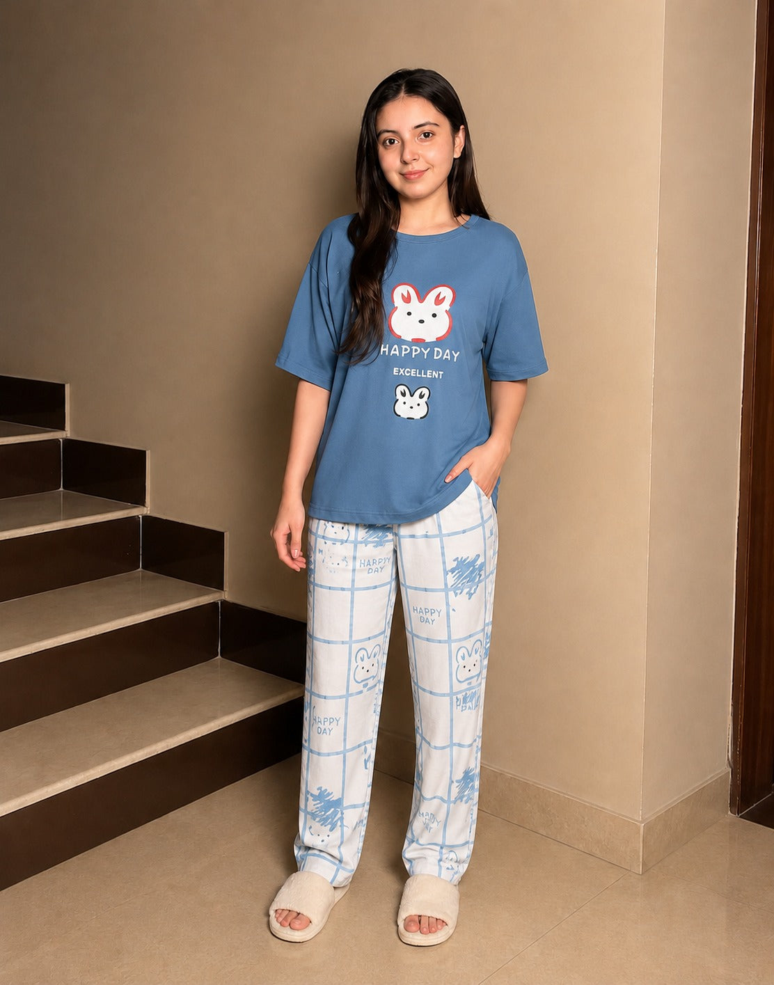 ✨ Soft & Comfortable Women’s Night Suit | Casual Sleepwear Set